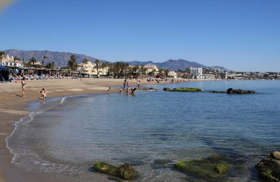 playa el bombo Mijas