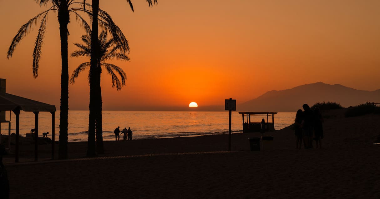 beaches in mijas costa